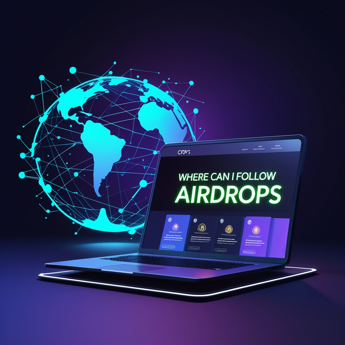 Where can I follow airdrops 2025